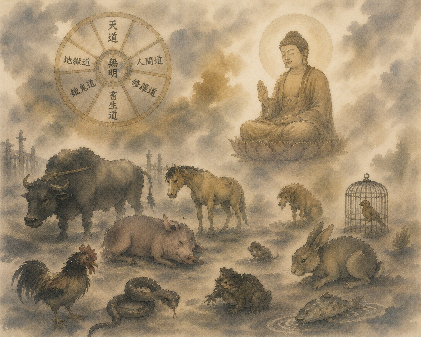 What Is the Animal Realm in Buddhism? Instinct, Fear, and Awareness Explained