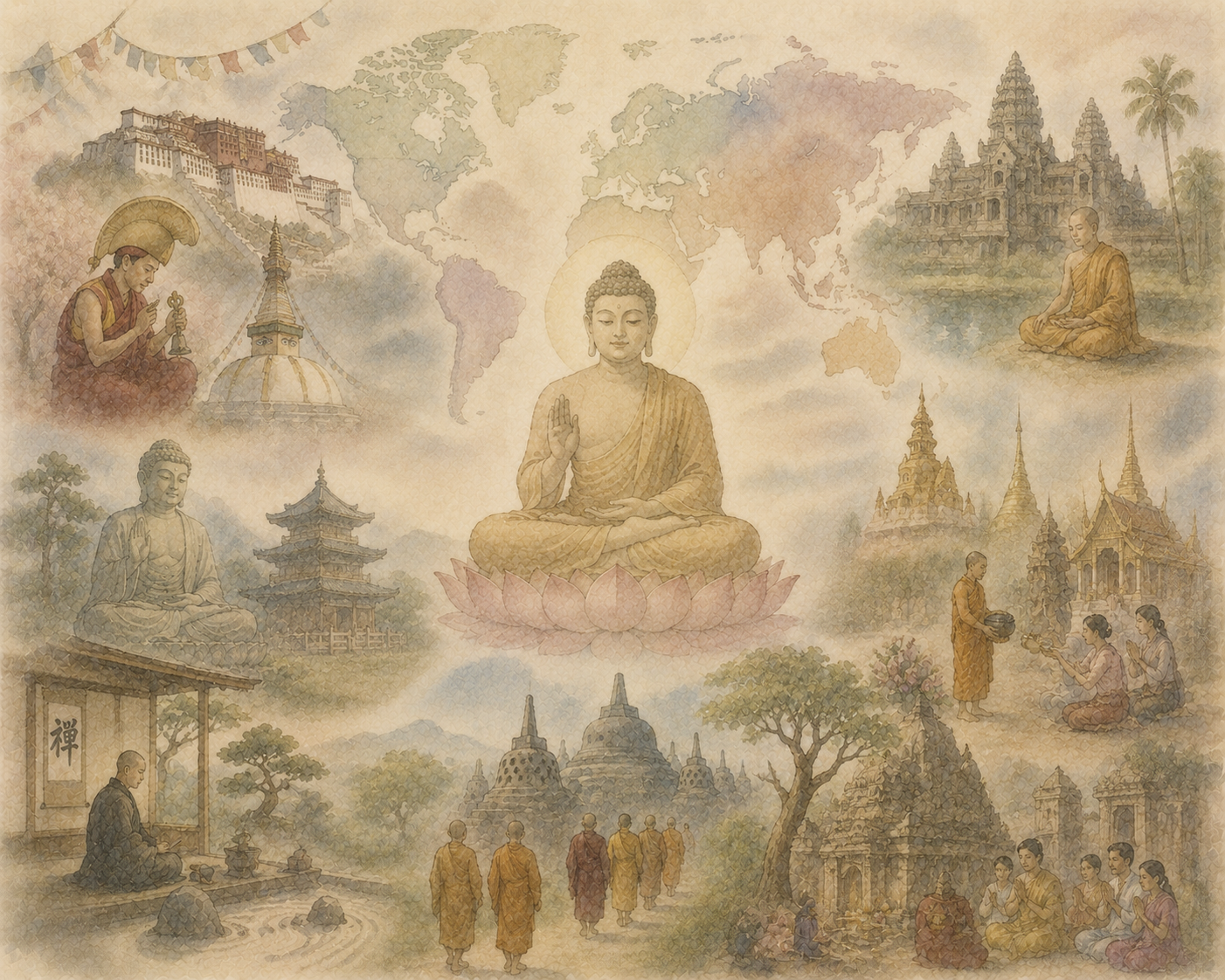 仏教の世界は実在か象徴か？初心者向けにやさしく解説